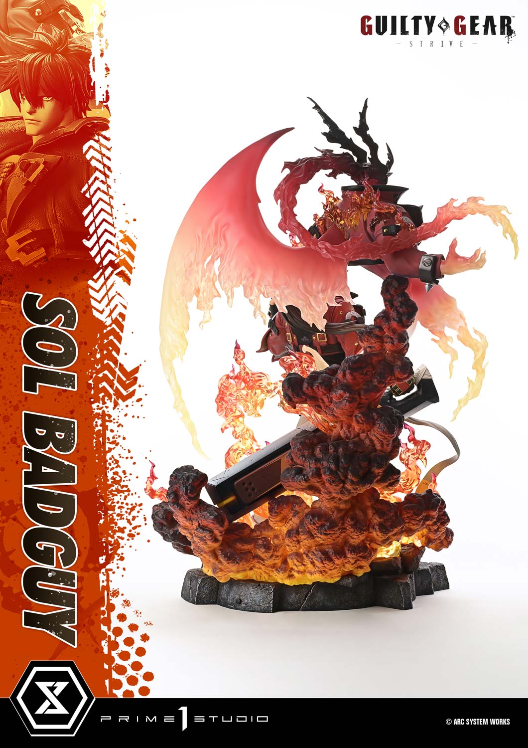 GUILTY GEAR -STRIVE- SOL BADGUY 14 Scale Figure - Prime 1 Studio Statue Ultimate Premium Masterline Collection - Image 10
