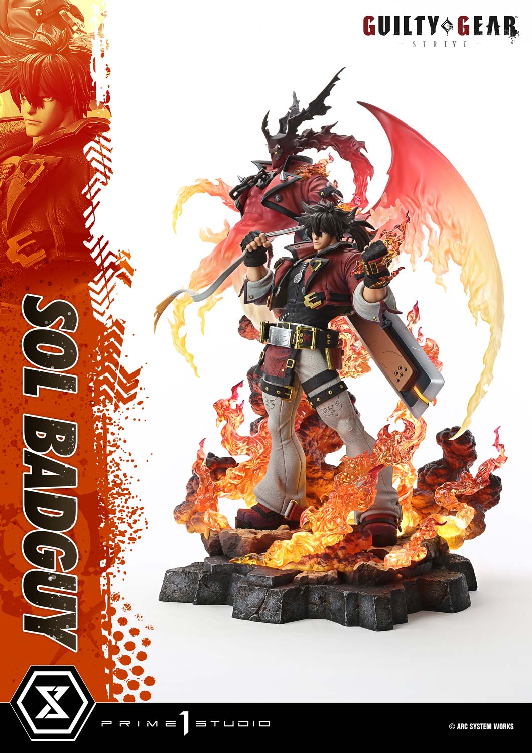 GUILTY GEAR -STRIVE- SOL BADGUY 14 Scale Figure - Prime 1 Studio Statue Ultimate Premium Masterline Collection - Image 12