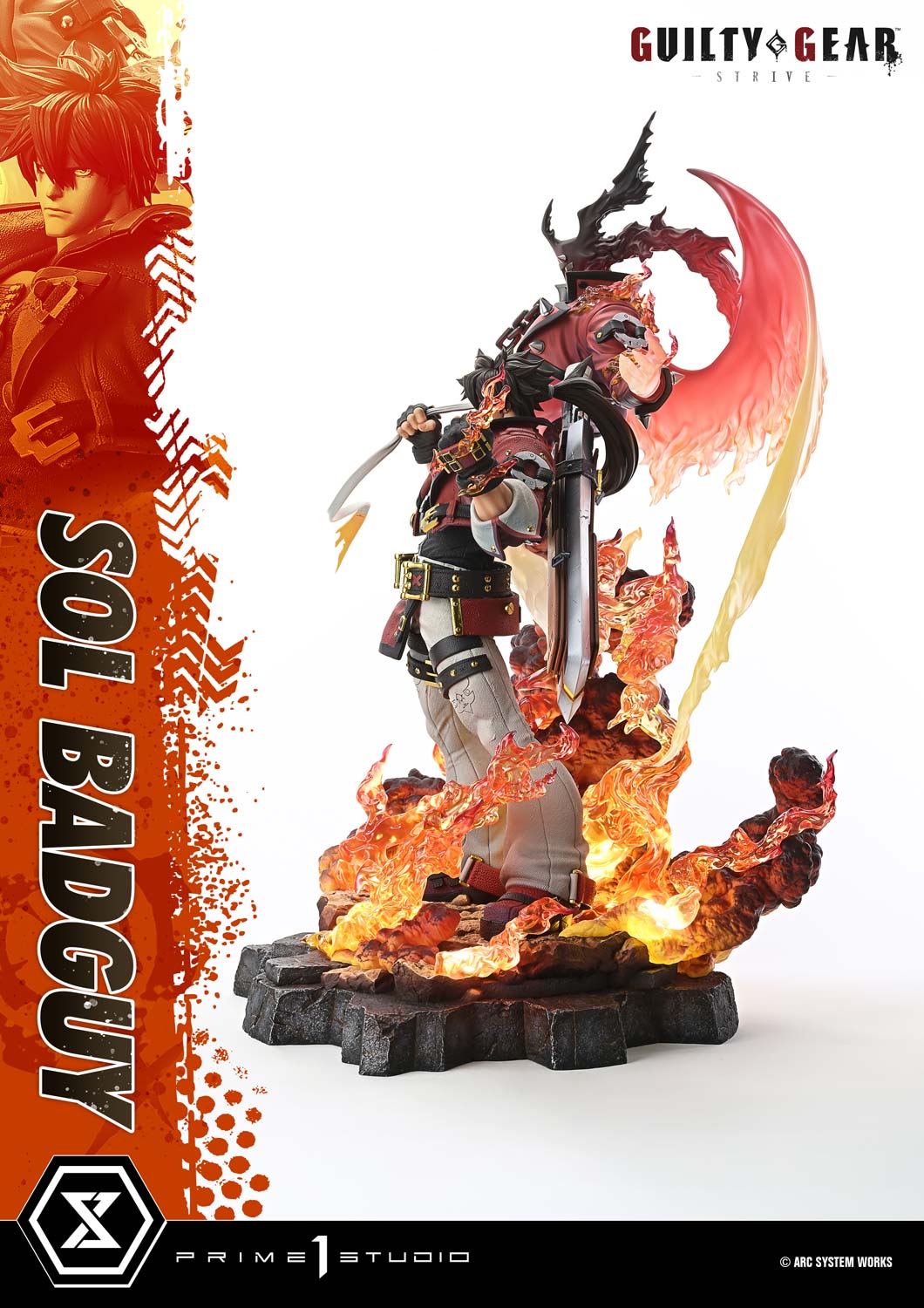 GUILTY GEAR -STRIVE- SOL BADGUY 14 Scale Figure - Prime 1 Studio Statue Ultimate Premium Masterline Collection - Image 13