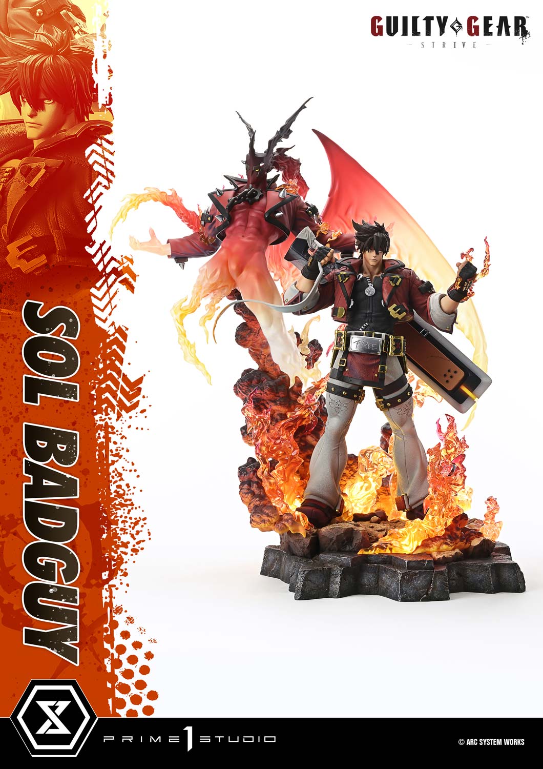 GUILTY GEAR -STRIVE- SOL BADGUY 14 Scale Figure - Prime 1 Studio Statue Ultimate Premium Masterline Collection - Image 15