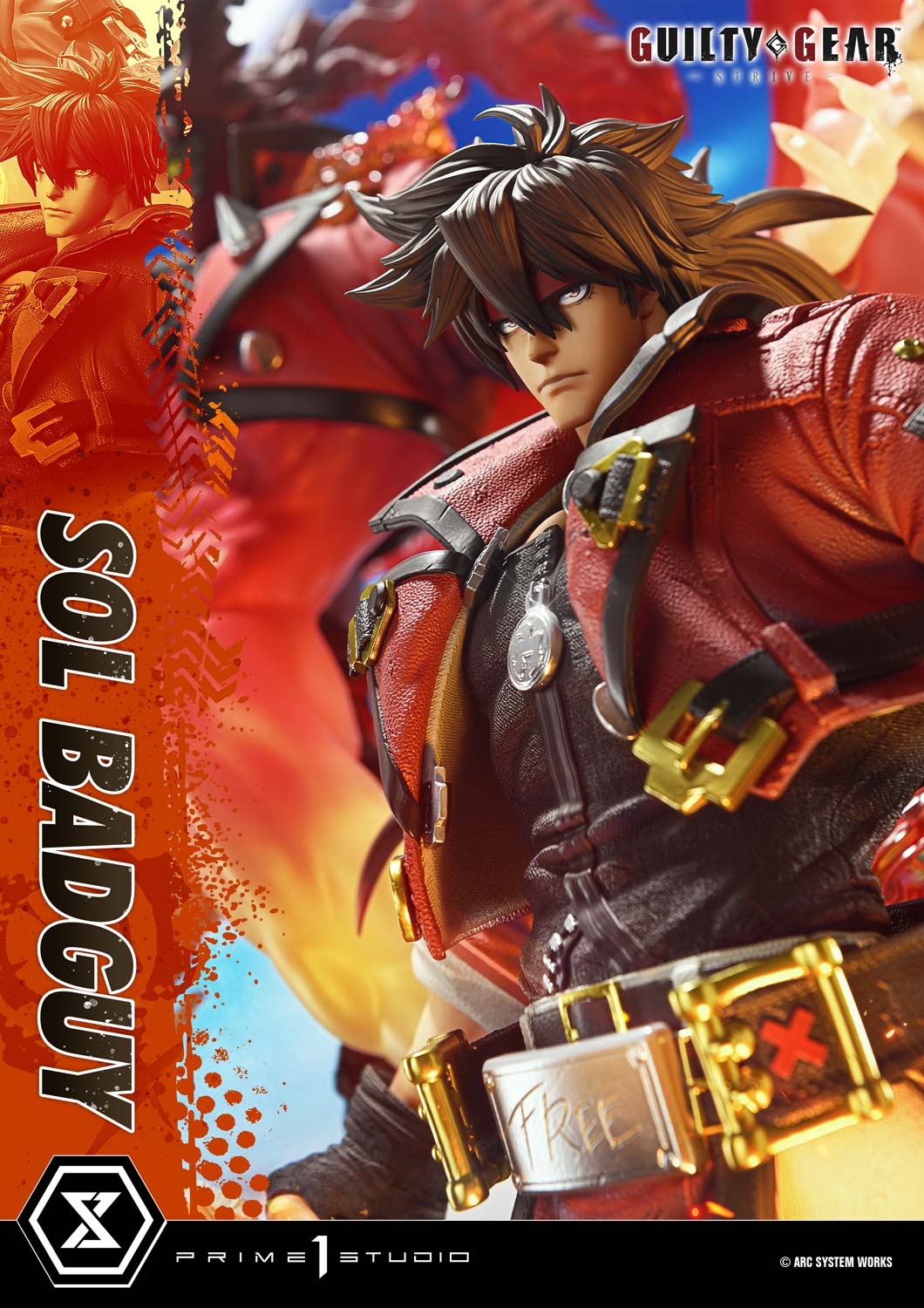 GUILTY GEAR -STRIVE- SOL BADGUY 14 Scale Figure - Prime 1 Studio Statue Ultimate Premium Masterline Collection - Image 16