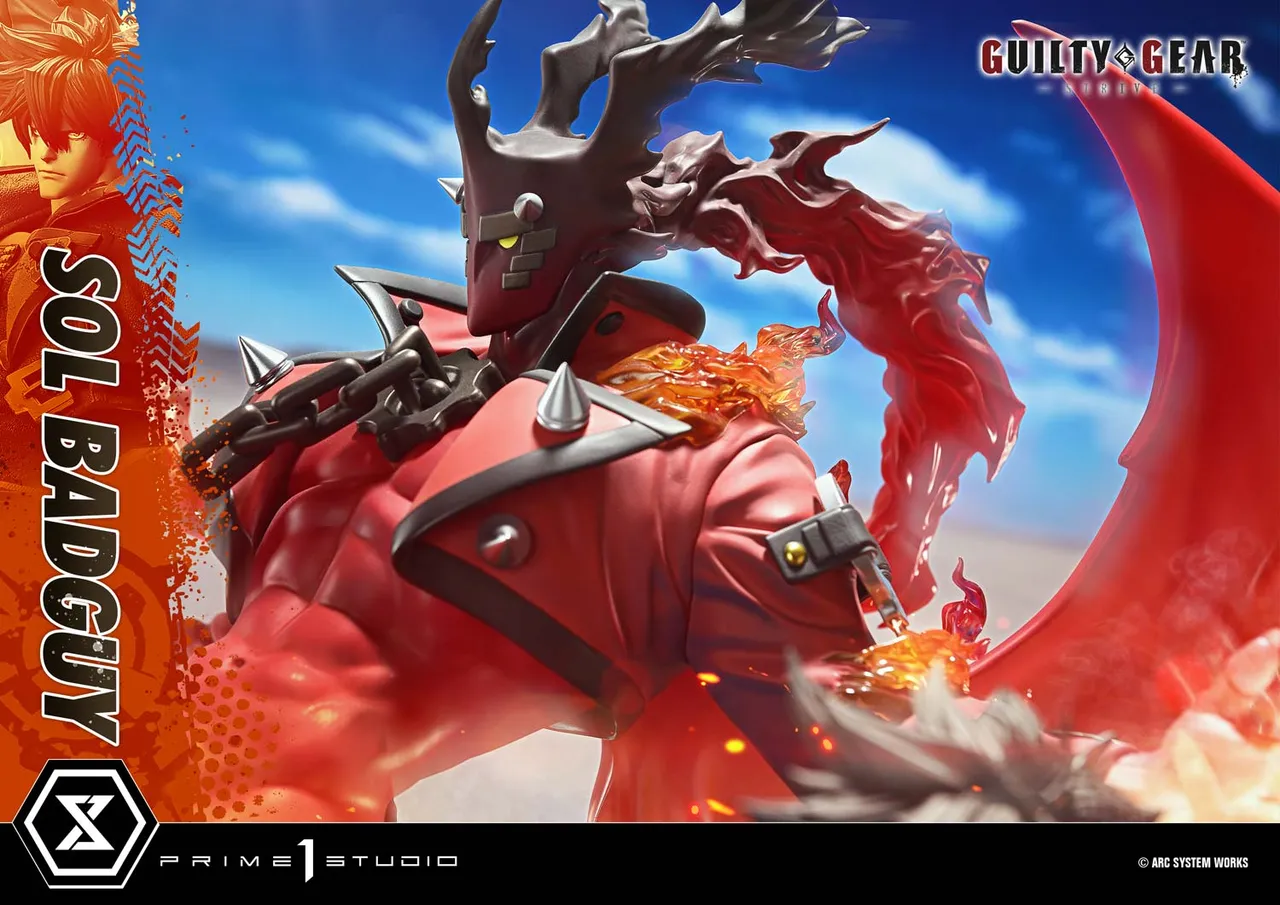 GUILTY GEAR -STRIVE- SOL BADGUY 14 Scale Figure - Prime 1 Studio Statue Ultimate Premium Masterline Collection - Image 17