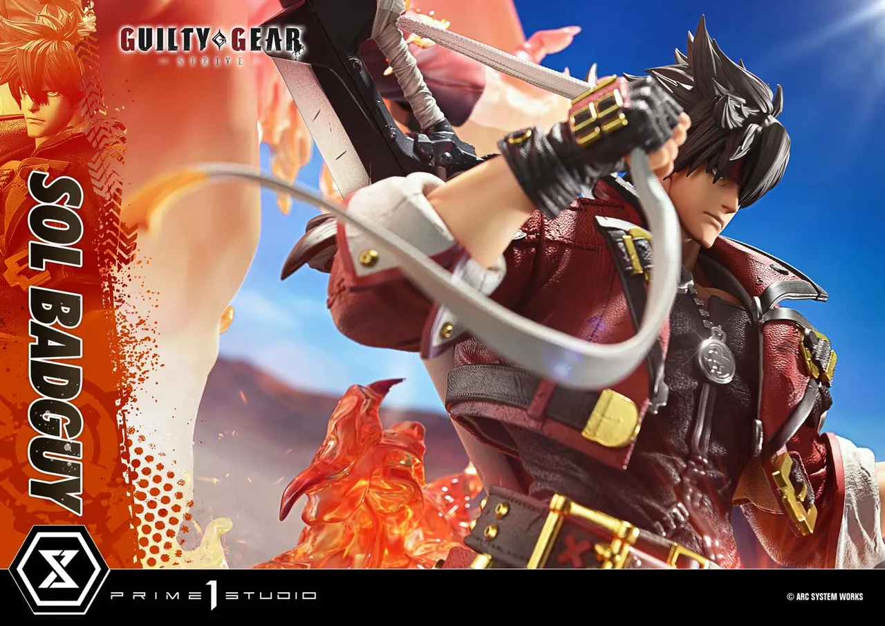 GUILTY GEAR -STRIVE- SOL BADGUY 14 Scale Figure - Prime 1 Studio Statue Ultimate Premium Masterline Collection - Image 18