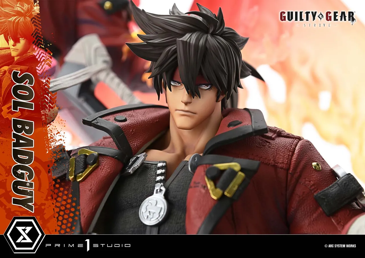 GUILTY GEAR -STRIVE- SOL BADGUY 14 Scale Figure - Prime 1 Studio Statue Ultimate Premium Masterline Collection - Image 19