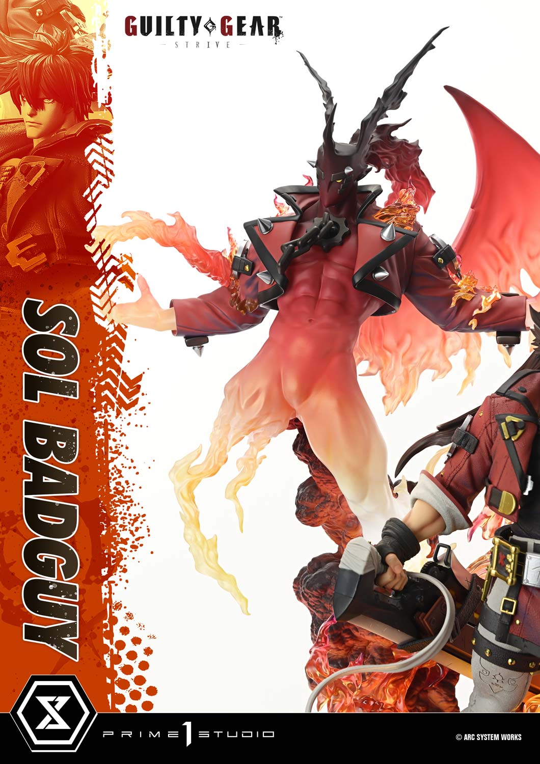 GUILTY GEAR -STRIVE- SOL BADGUY 14 Scale Figure - Prime 1 Studio Statue Ultimate Premium Masterline Collection - Image 26