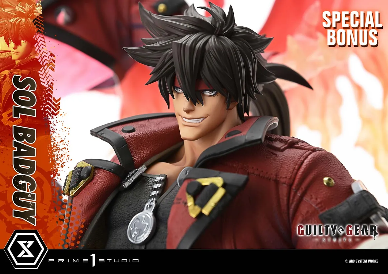GUILTY GEAR -STRIVE- SOL BADGUY 14 Scale Figure - Prime 1 Studio Statue Ultimate Premium Masterline Collection - Image 35