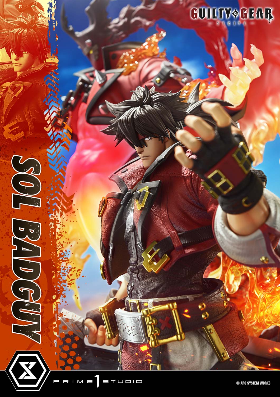 GUILTY GEAR -STRIVE- SOL BADGUY 14 Scale Figure - Prime 1 Studio Statue Ultimate Premium Masterline Collection - Image 37