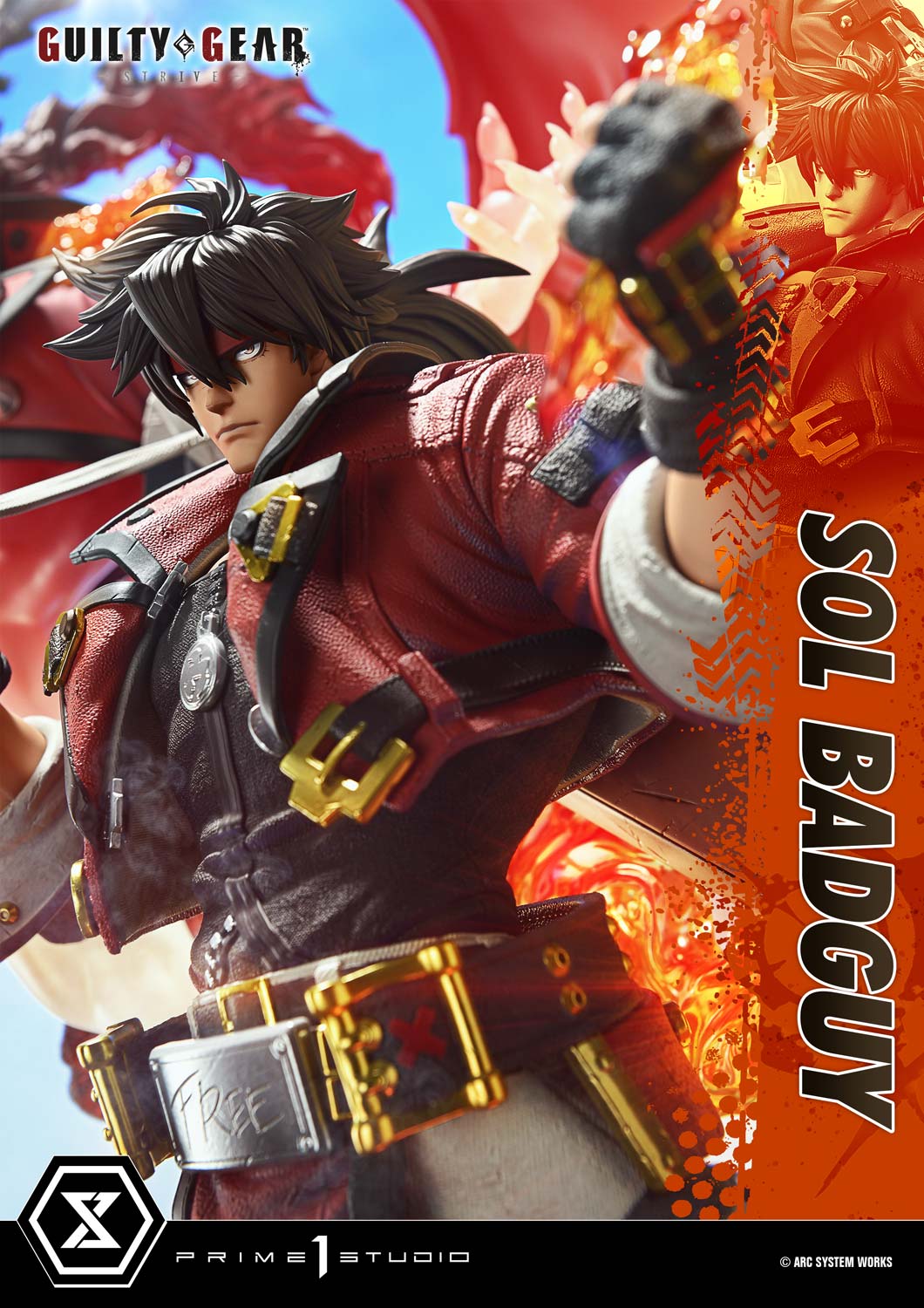 GUILTY GEAR -STRIVE- SOL BADGUY 14 Scale Figure - Prime 1 Studio Statue Ultimate Premium Masterline Collection - Image 44