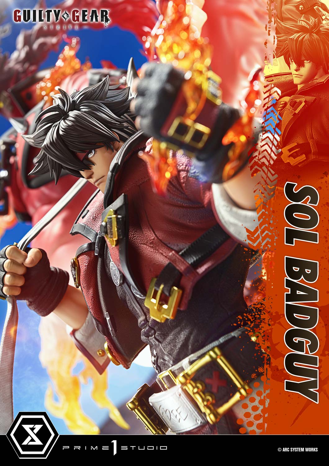 GUILTY GEAR -STRIVE- SOL BADGUY 14 Scale Figure - Prime 1 Studio Statue Ultimate Premium Masterline Collection - Image 45