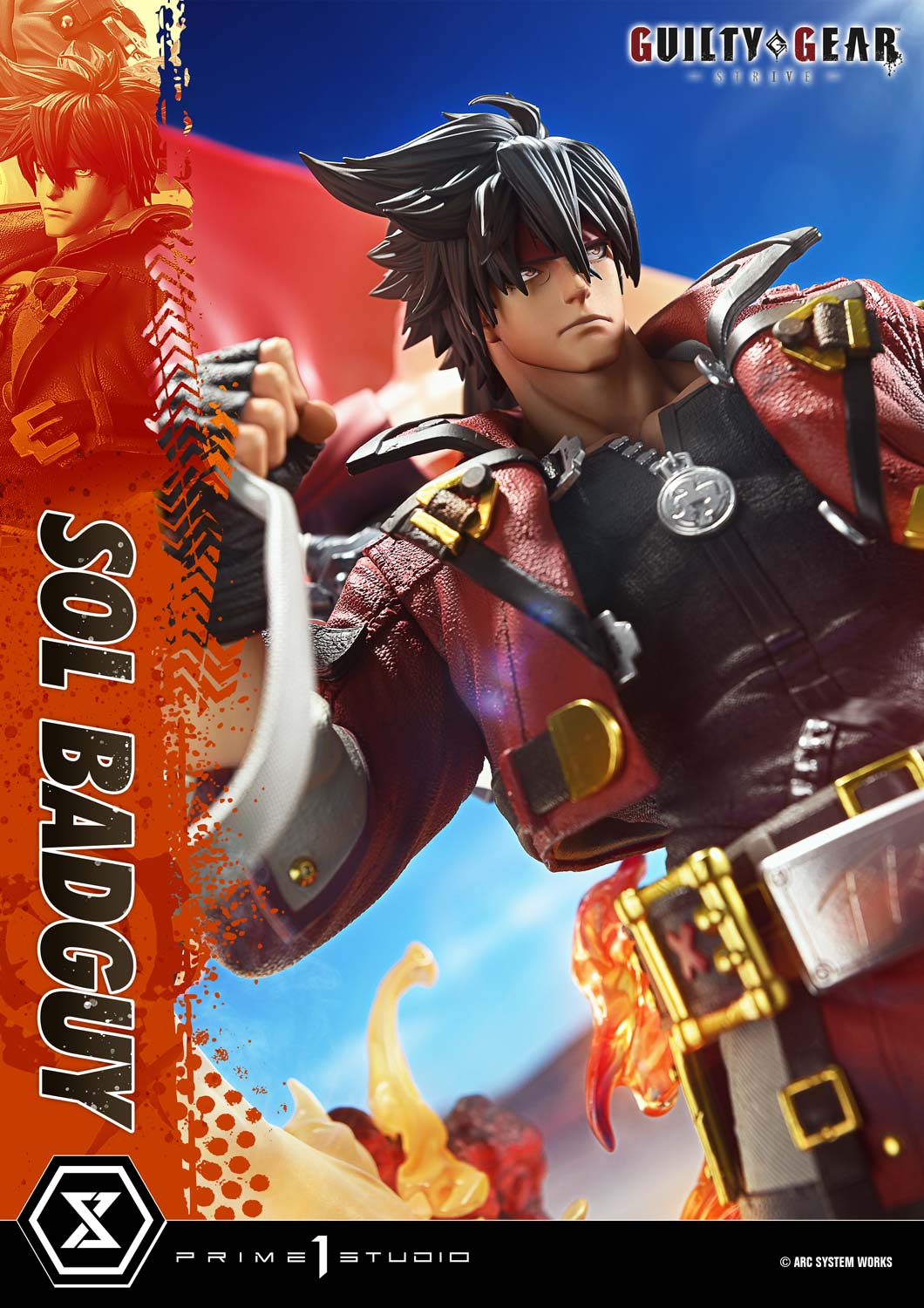 GUILTY GEAR -STRIVE- SOL BADGUY 14 Scale Figure - Prime 1 Studio Statue Ultimate Premium Masterline Collection - Image 46