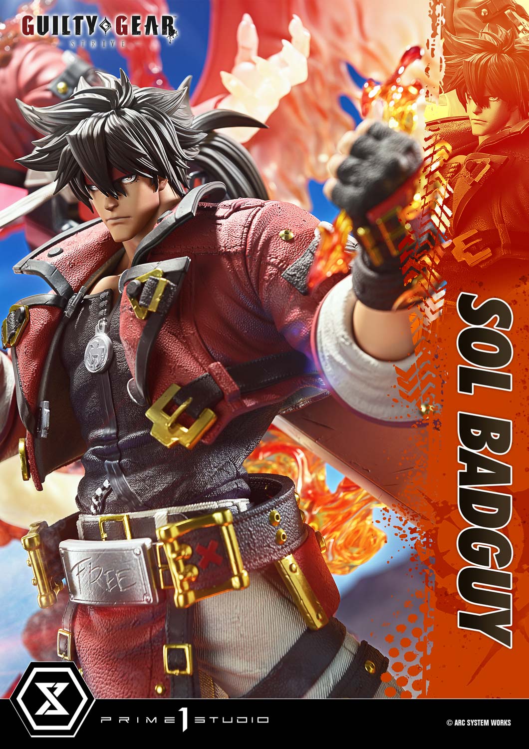 GUILTY GEAR -STRIVE- SOL BADGUY 14 Scale Figure - Prime 1 Studio Statue Ultimate Premium Masterline Collection - Image 47