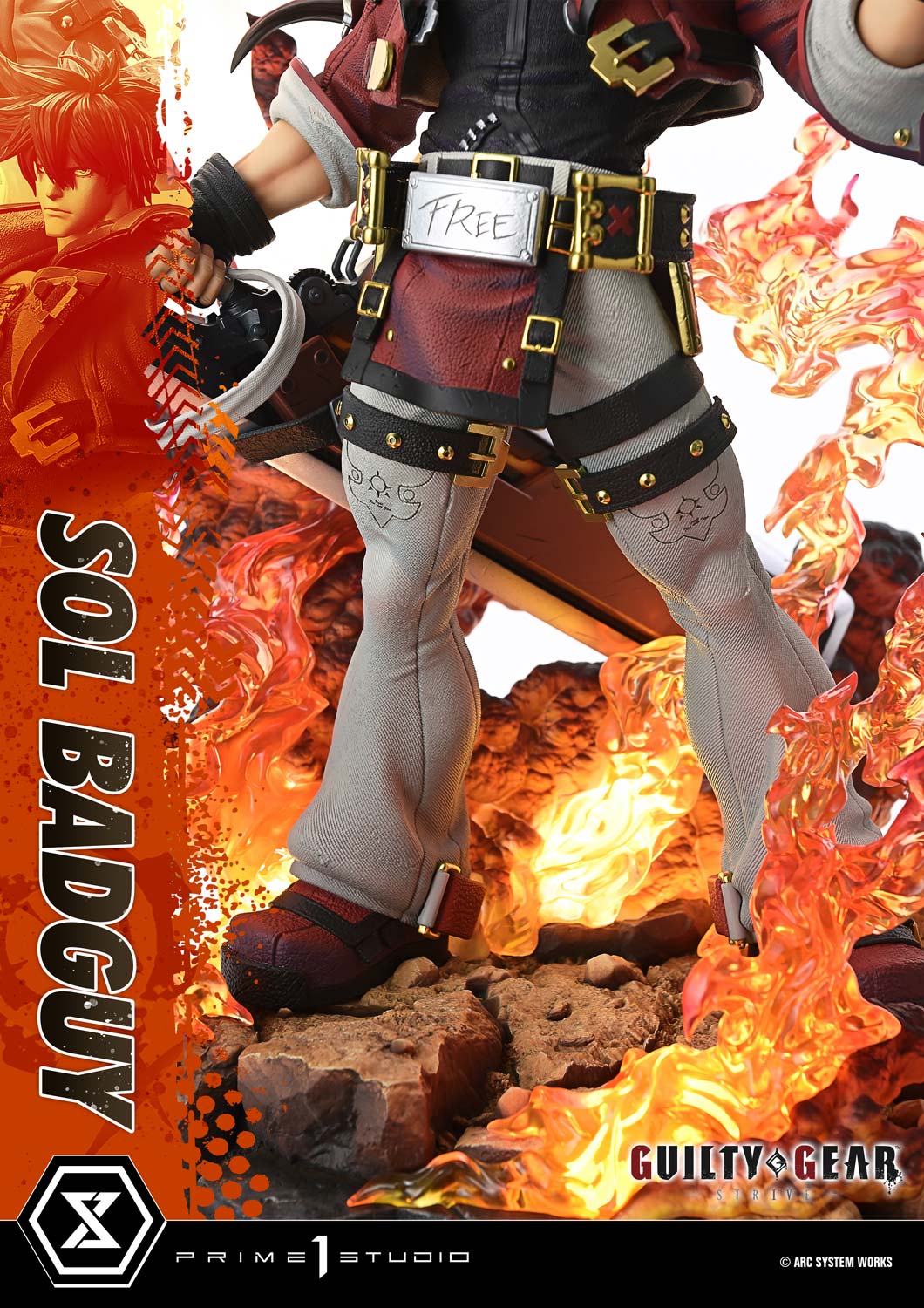 GUILTY GEAR -STRIVE- SOL BADGUY 14 Scale Figure - Prime 1 Studio Statue Ultimate Premium Masterline Collection - Image 50