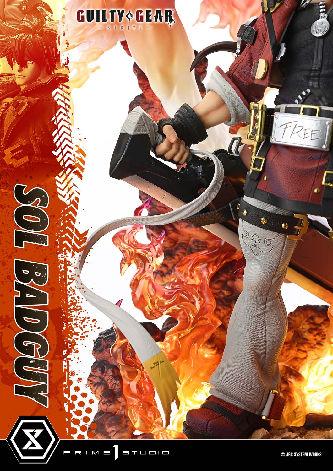 GUILTY GEAR -STRIVE- SOL BADGUY 14 Scale Figure - Prime 1 Studio Statue Ultimate Premium Masterline Collection - Image 51