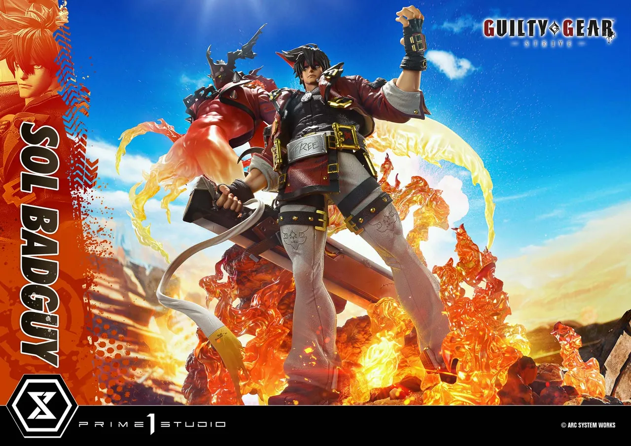 GUILTY GEAR -STRIVE- SOL BADGUY 14 Scale Figure - Prime 1 Studio Statue Ultimate Premium Masterline Collection - Image 55