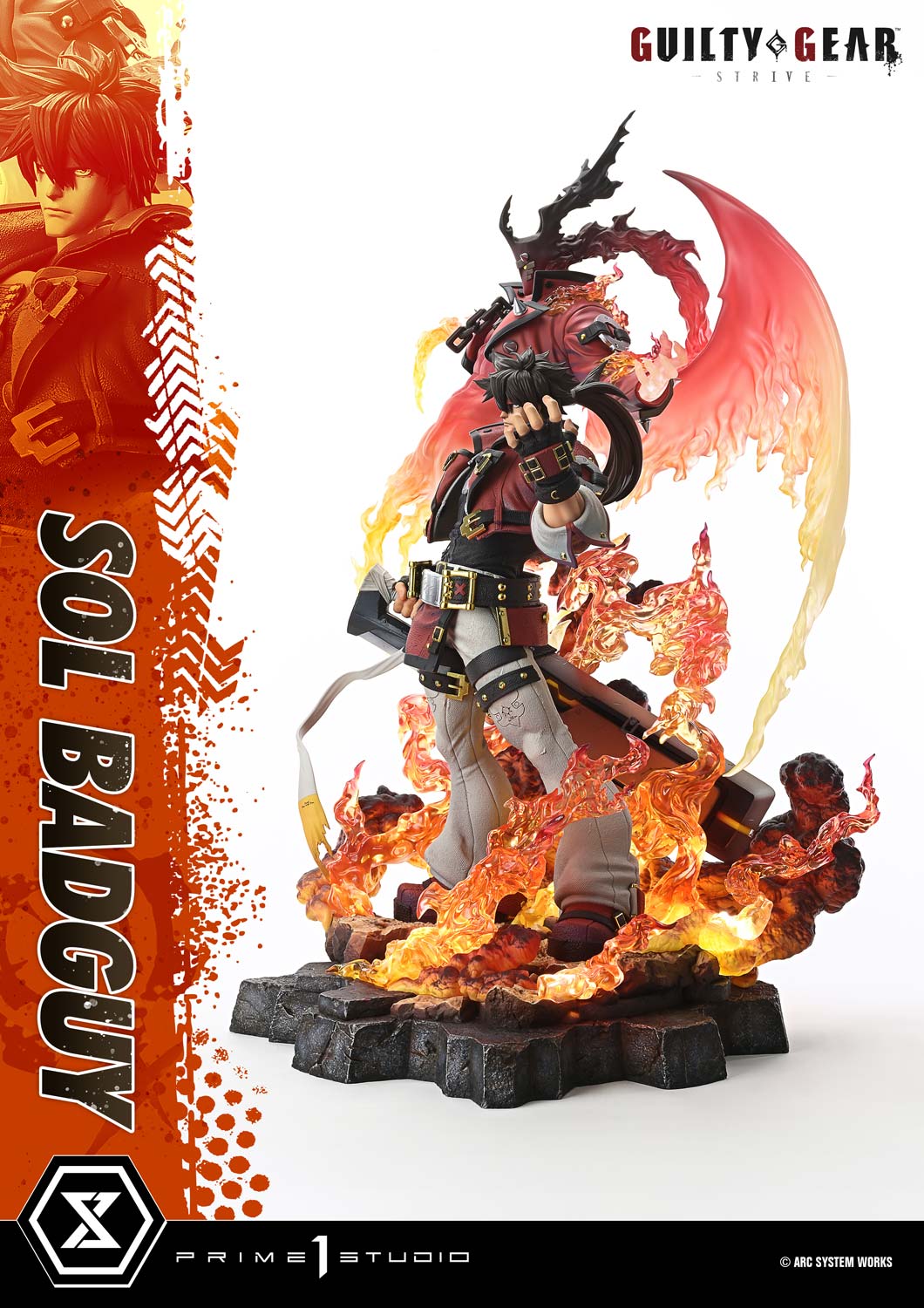 GUILTY GEAR -STRIVE- SOL BADGUY 14 Scale Figure - Prime 1 Studio Statue Ultimate Premium Masterline Collection - Image 9