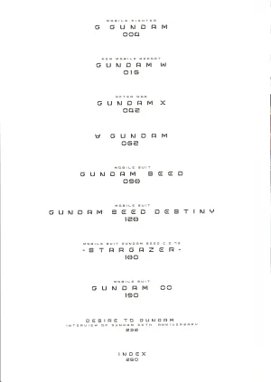 Gundam 30th Anniversary Illustrations Tenchi Sozo New Generation - Page 4