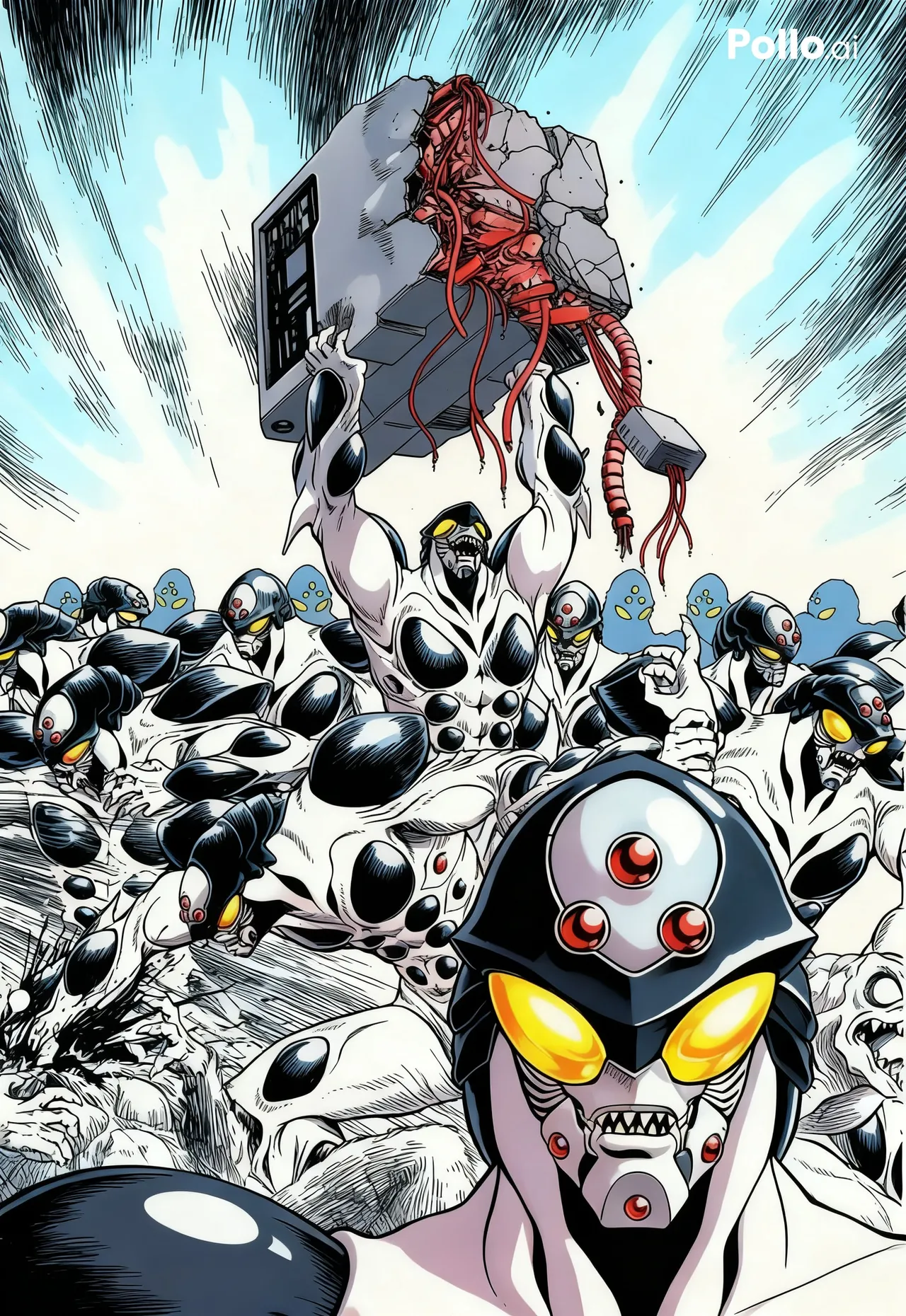 Guyver manga colored - Image 10