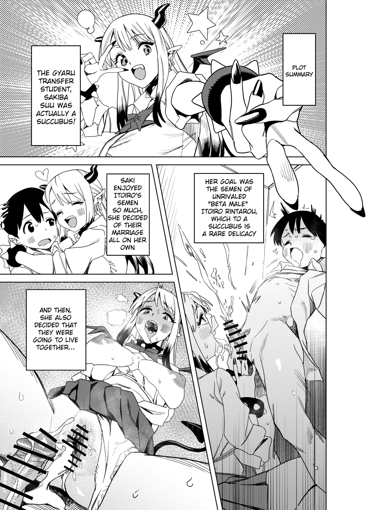 Gya-tei Tenkou Shitekita Gal Succubus no Gochisou wa Boku Hitori 2 English - Image 2