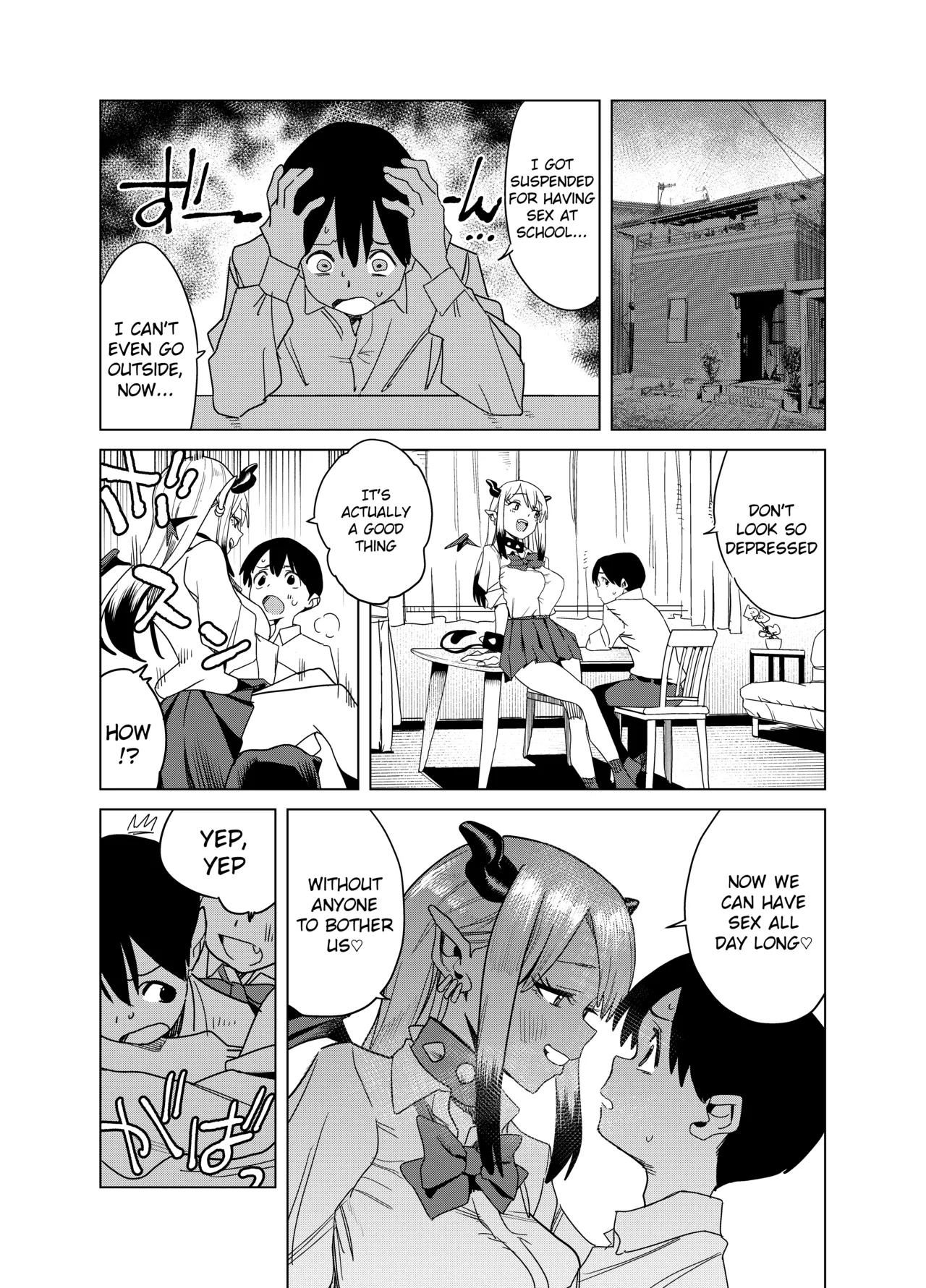 Gya-tei Tenkou Shitekita Gal Succubus no Gochisou wa Boku Hitori 2 English - Image 60