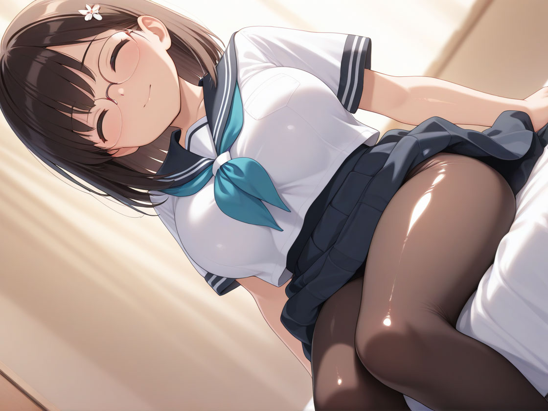 ミニマム巨乳の妹にパンストはかせてHなことをしただけのこと - Image 10