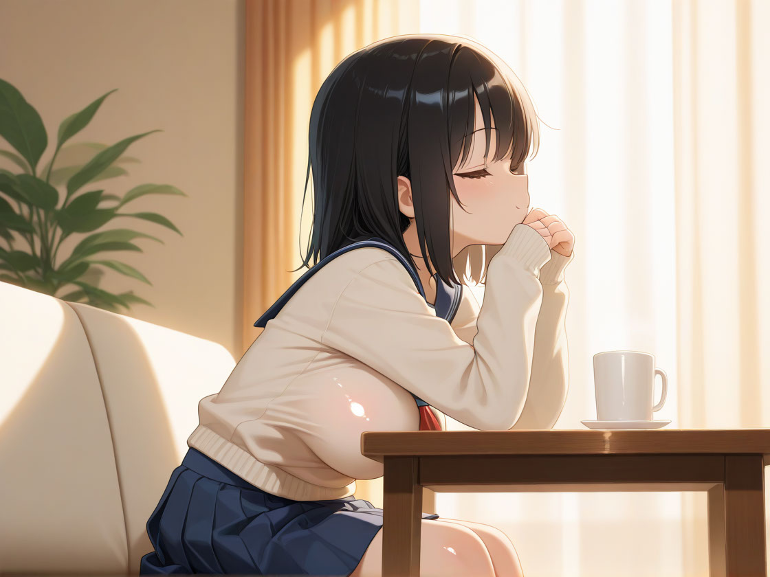 ミニマム巨乳の妹にパンストはかせてHなことをしただけのこと - Image 3