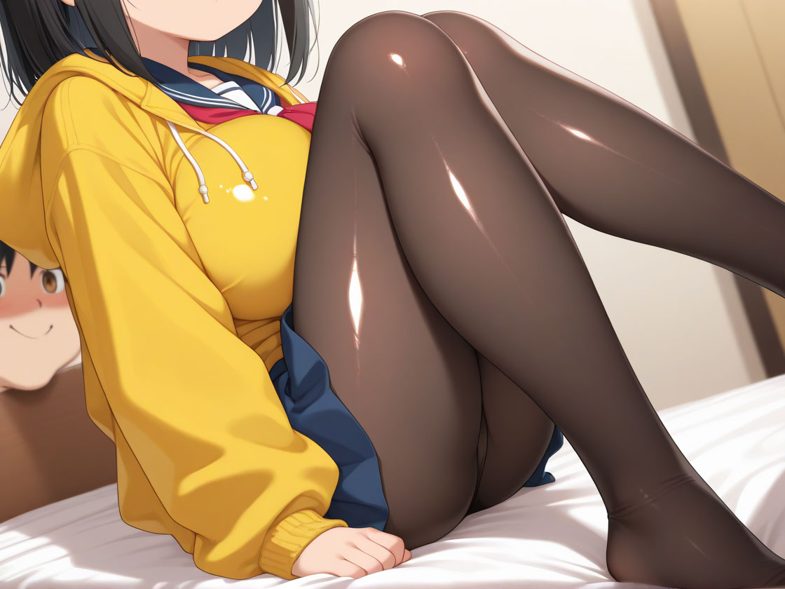 ミニマム巨乳の妹にパンストはかせてHなことをしただけのこと - Image 7