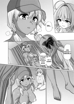 Hakaba Yodomu Futanari Beach Police no Oshigoto 03 SPANISH Decensored - Page 38