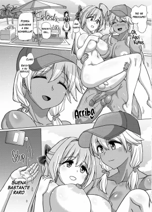 Hakaba Yodomu Futanari Beach Police no Oshigoto 03 SPANISH Decensored - Page 8