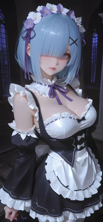 HalfLove Rem Patreon hentai gallery