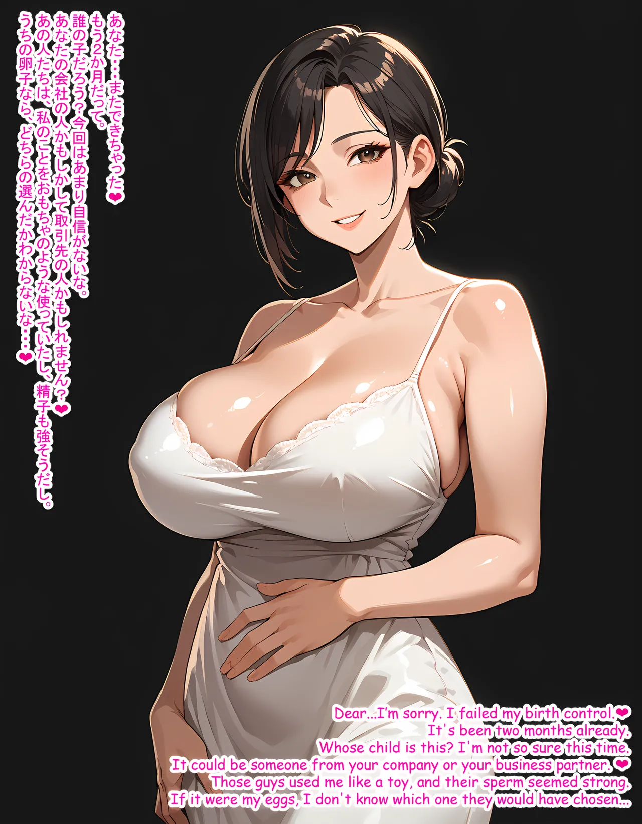 Hardrock88 愛する嫁が俺の願望のために男たちに抱かれに行った My Beloved Wife become a Whore to fulfill my Desire, Wife Seduce 161English, JapaneseAI - Image 105