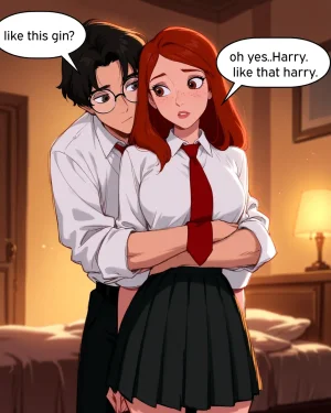 Harry Potter - Ginny wants Harry to be her first - Page 3