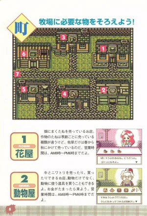 Harvest Moon GB Official Guide Book - Page 10