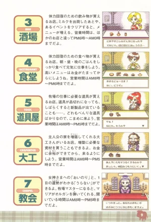 Harvest Moon GB Official Guide Book - Page 11