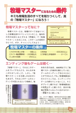 Harvest Moon GB Official Guide Book - Page 35