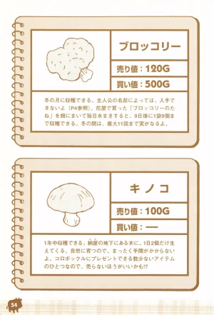 Harvest Moon GB Official Guide Book - Page 56