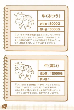 Harvest Moon GB Official Guide Book - Page 60