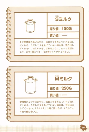 Harvest Moon GB Official Guide Book - Page 61