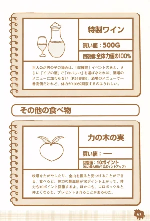 Harvest Moon GB Official Guide Book - Page 69