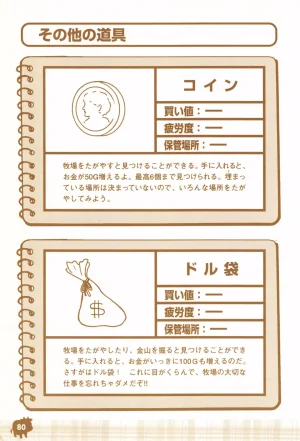 Harvest Moon GB Official Guide Book - Page 82