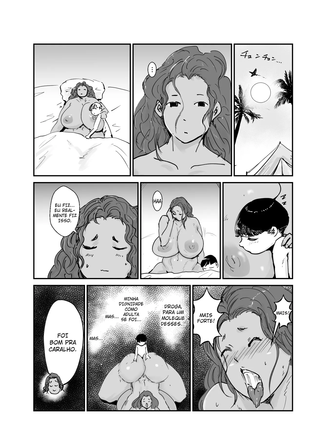 Hathor Mujintō Monogatari Moto Yōhei no Atai ga Onna o Omoidasu Made - História da Ilha Deserta Até que eu, uma ex-mercenária, me lembre de que sou mulher.Português - Image 31