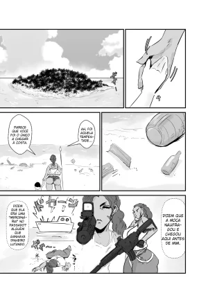 Hathor Mujintō Monogatari Moto Yōhei no Atai ga Onna o Omoidasu Made - História da Ilha Deserta Até que eu, uma ex-mercenária, me lembre de que sou mulher.Português - Page 4