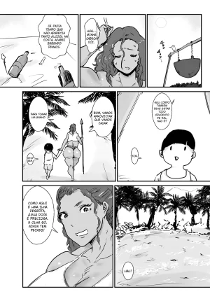 Hathor Mujintō Monogatari Moto Yōhei no Atai ga Onna o Omoidasu Made - História da Ilha Deserta Até que eu, uma ex-mercenária, me lembre de que sou mulher.Português - Page 9