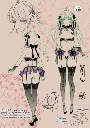 H.B.A Usagi Nagomu The Twilight Elf of the Evening 6 High Elf Turned Harlot 3 Decensored Digital English - Page 32