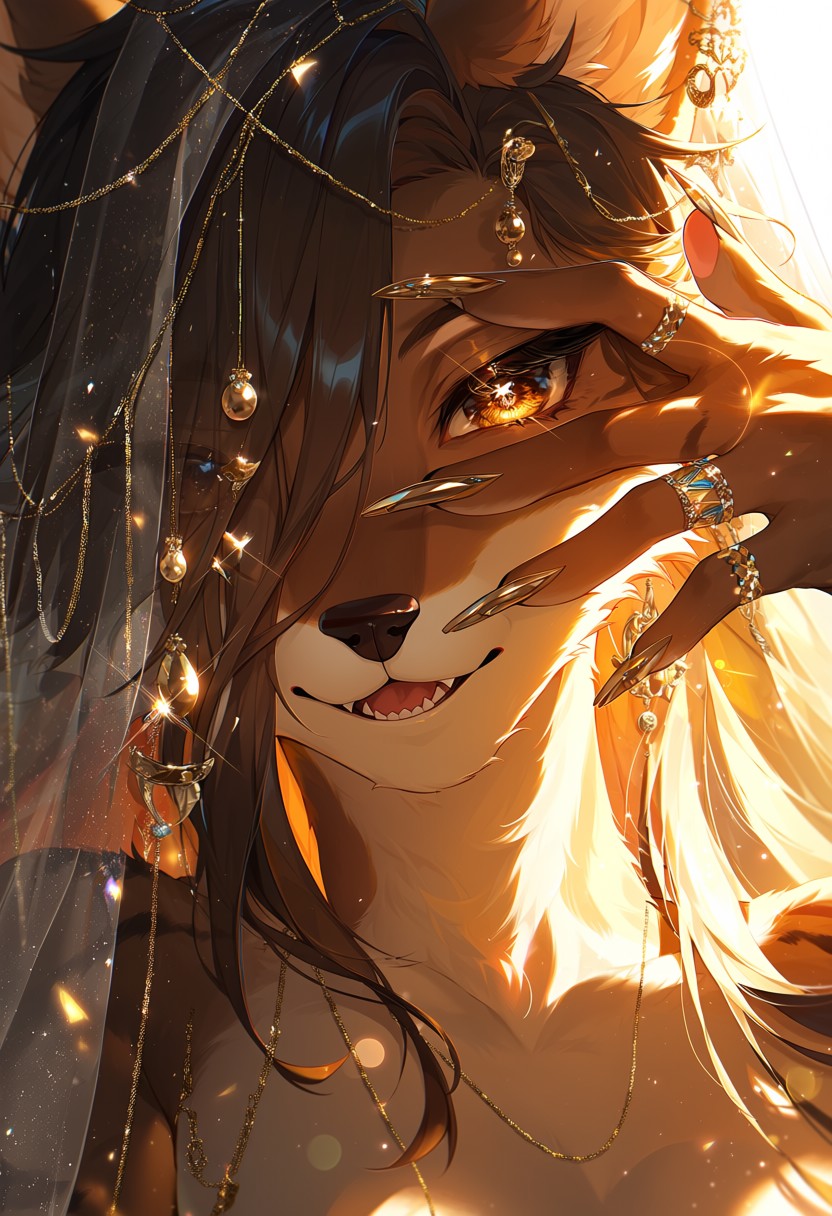 HenryBoya Golden Hour Through the Aisle Her Fur Sticks We - Image 9