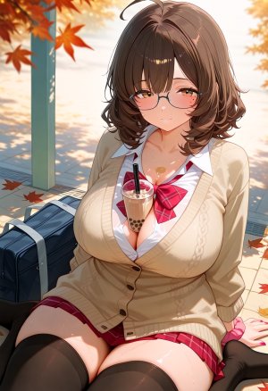 HenryBoya Oversized Beige, Where the Thighhighs Please - Page 42