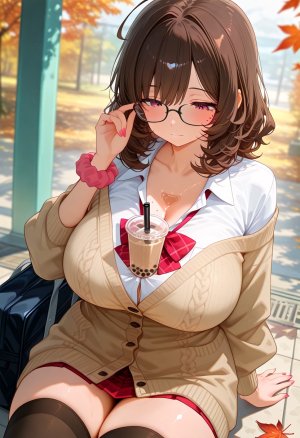 HenryBoya Oversized Beige, Where the Thighhighs Please - Page 45