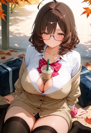 HenryBoya Oversized Beige, Where the Thighhighs Please - Page 48
