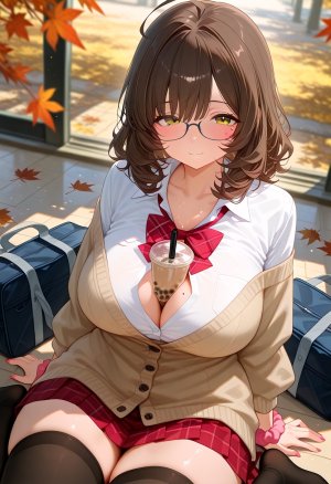 HenryBoya Oversized Beige, Where the Thighhighs Please - Page 49