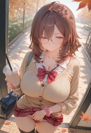 HenryBoya Oversized Beige, Where the Thighhighs Please - Page 6