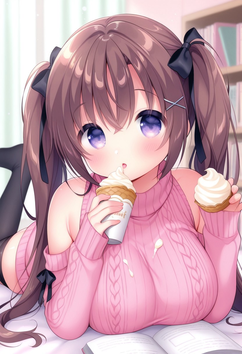 HenryBoya Pink Wool, Bare Full - Usashiros Armpit-Presenting, Breasts-Out Tease - Image 16